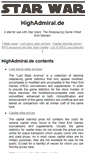 Mobile Screenshot of highadmiral.de